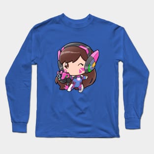 Lil Mech Pilot Gamer Long Sleeve T-Shirt